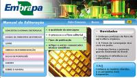 Embrapa - Site sobre o Manual de padronização e editoração da Embrapa